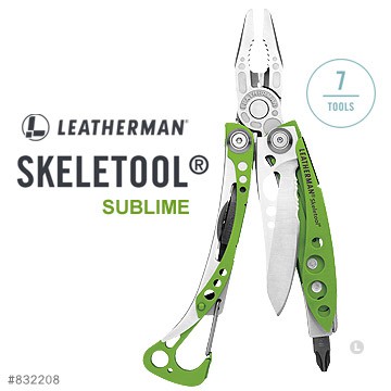 【瑞棋精品名刀】-918特價-Leatherman Skeletool綠色款工具鉗不附尼龍套 #832208 $3450