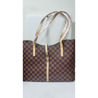 全新格子咖啡托特包 防刮 高28x寬37x底厚14.5cm 送名片夾 隔層多好收納 找東西方便1000