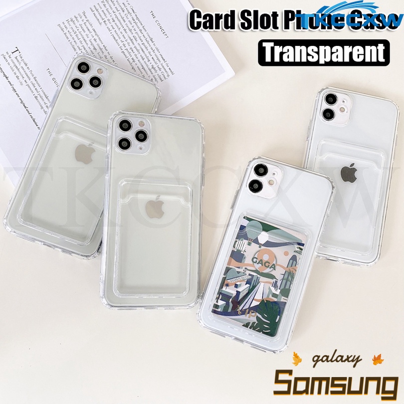 三星 Galaxy S20 S21 S22 Ultra S20 S21 S22 Plus 手機殼透明透明信用卡包裝軟套