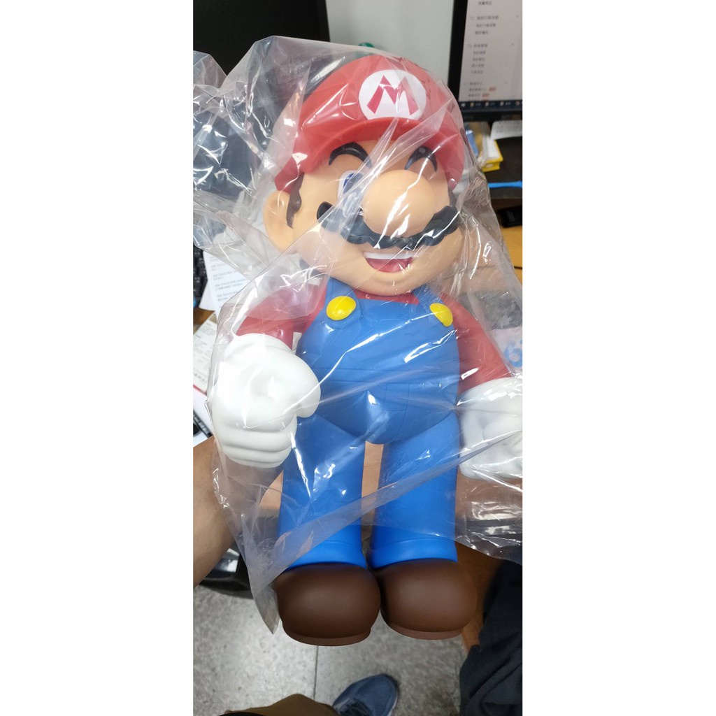 台灣出清【Mario】超級瑪麗 瑪莉歐  模型 公仔 交換禮物 45CM  大型