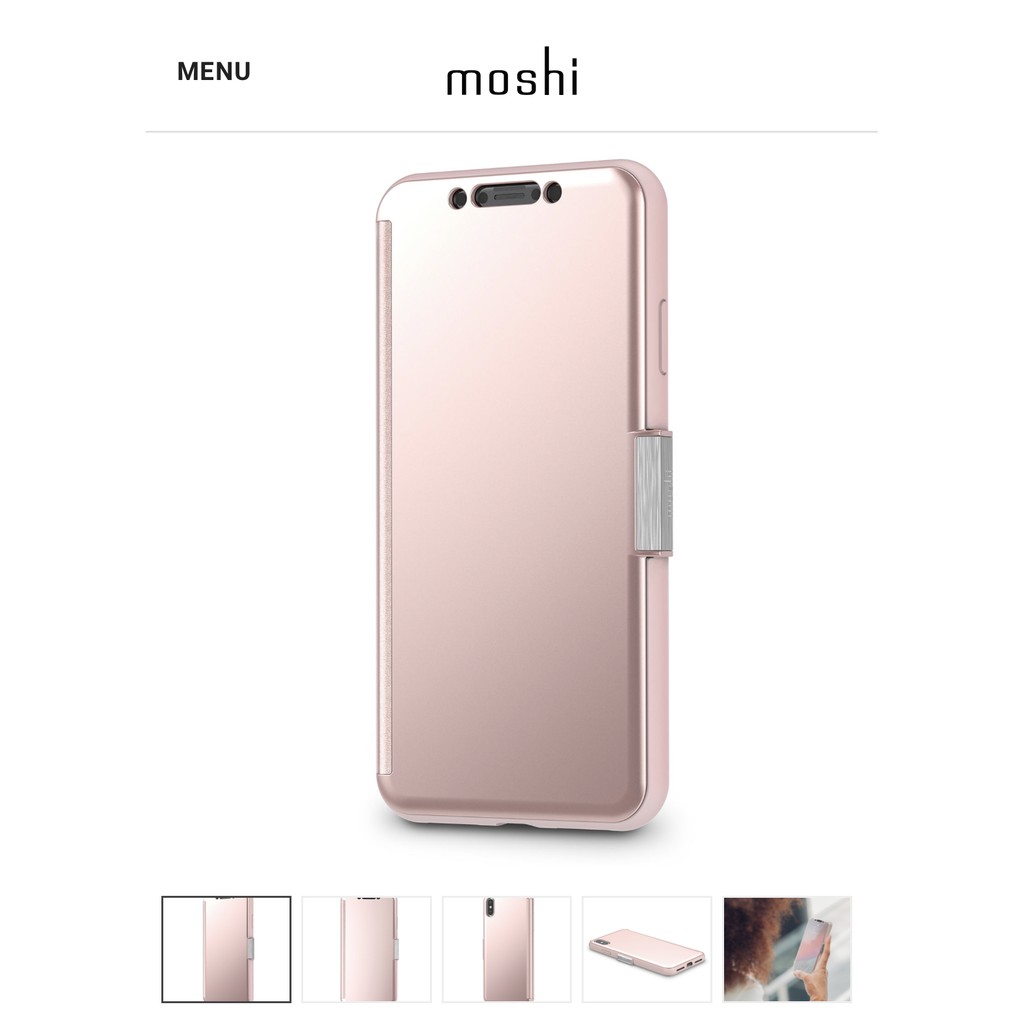 Moshi StealthCover 風尚星霧保護外殼 (iPhone XS Max) - 香檳粉