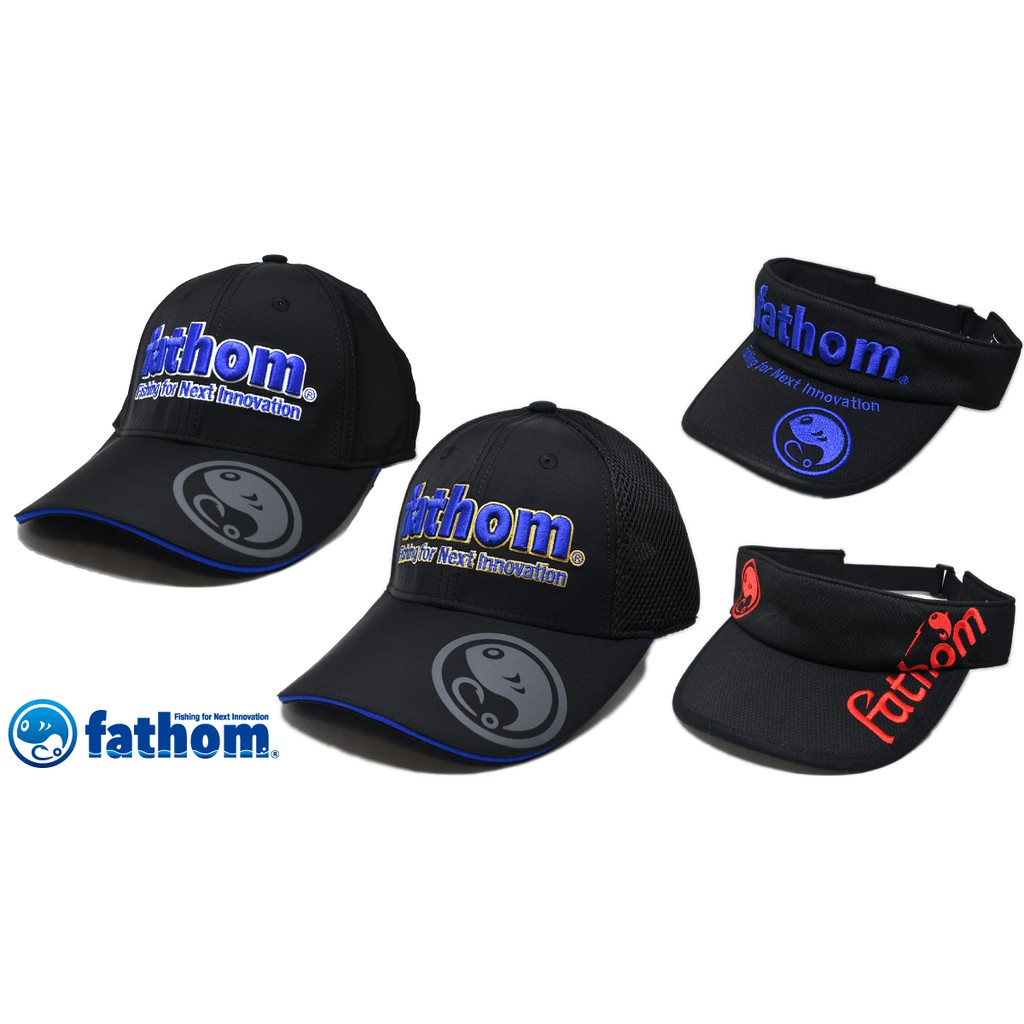 《fathom》3D刺繡 半頂帽、防潑水帽、透氣網帽 | 漁樂屋