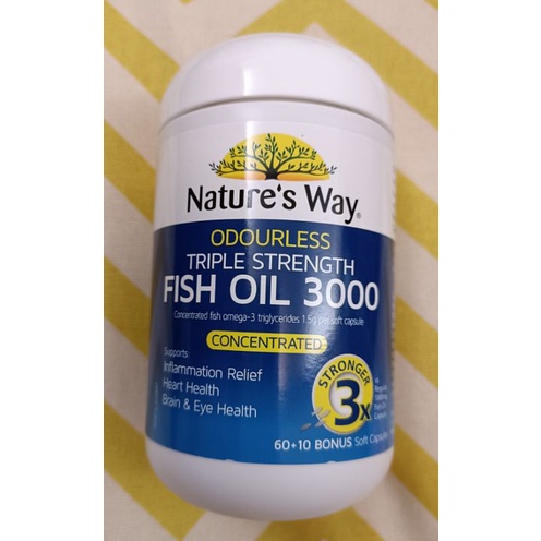 Nature's Way Triple Strength Fish Oil 3000 三倍強度魚油