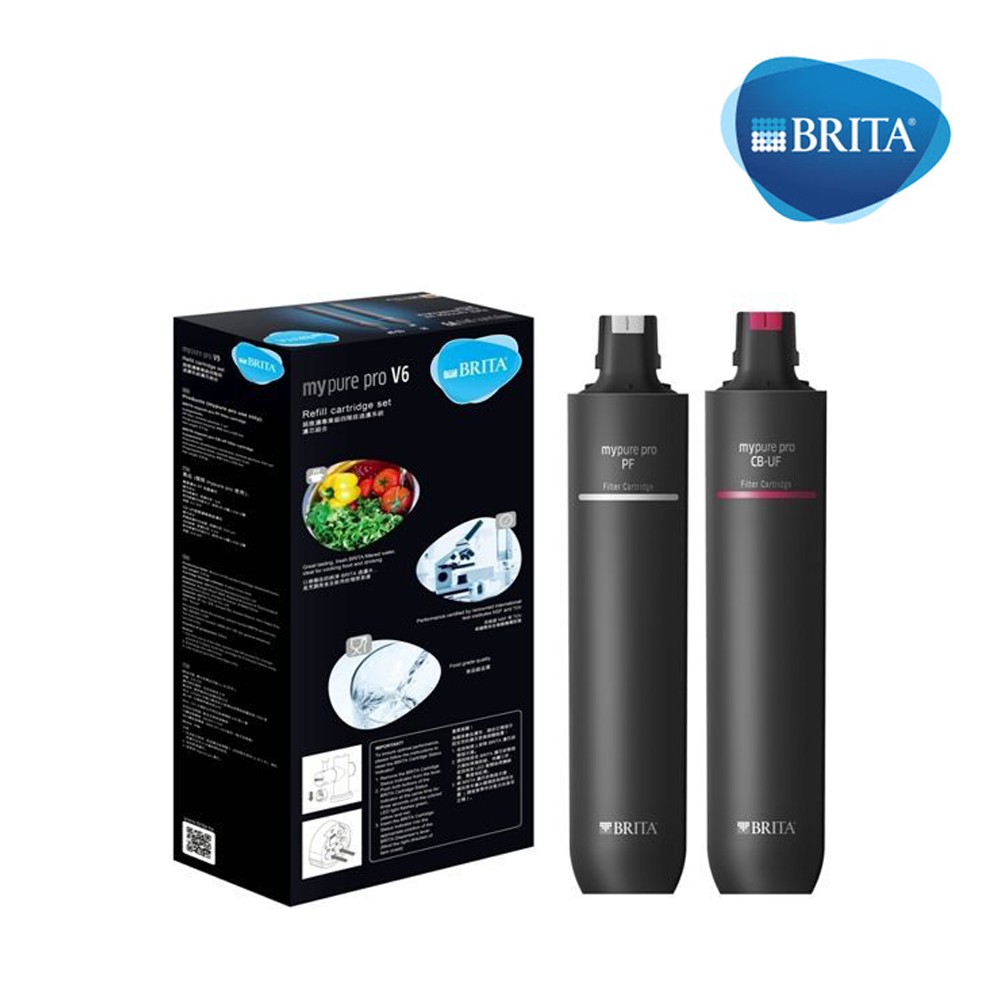 (一年份濾芯組合包)【晨禾淨水】BRITA Mypure Pro V6 超微濾淨水器專用