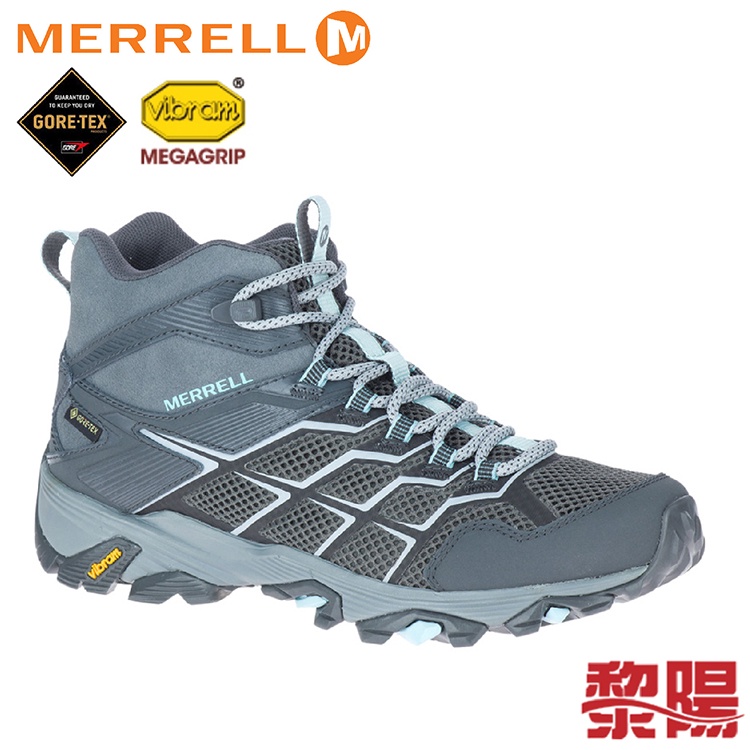 MERRELL MOAB FST 2 MID GORE-TEX防水多功能健行鞋 女款 灰綠 33ML500094