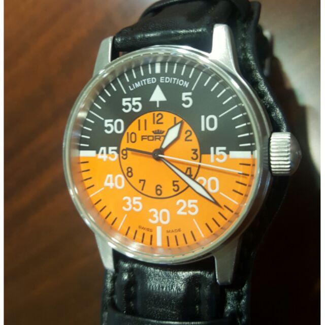 ALLEN下標FORTIS全球限量950支大錶徑手上鍊機械錶