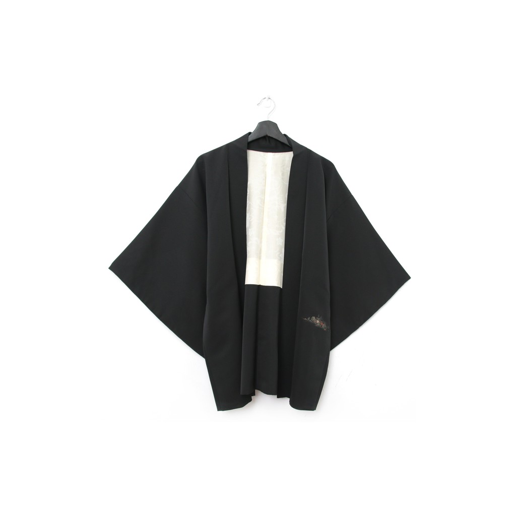 Back To Green 日本帶回羽織金蔥刺繡林中 Vintage Kimono 蝦皮購物