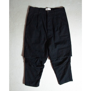 Song For The Mute Men's Black C Wool Pants 剪裁羊毛褲 #3