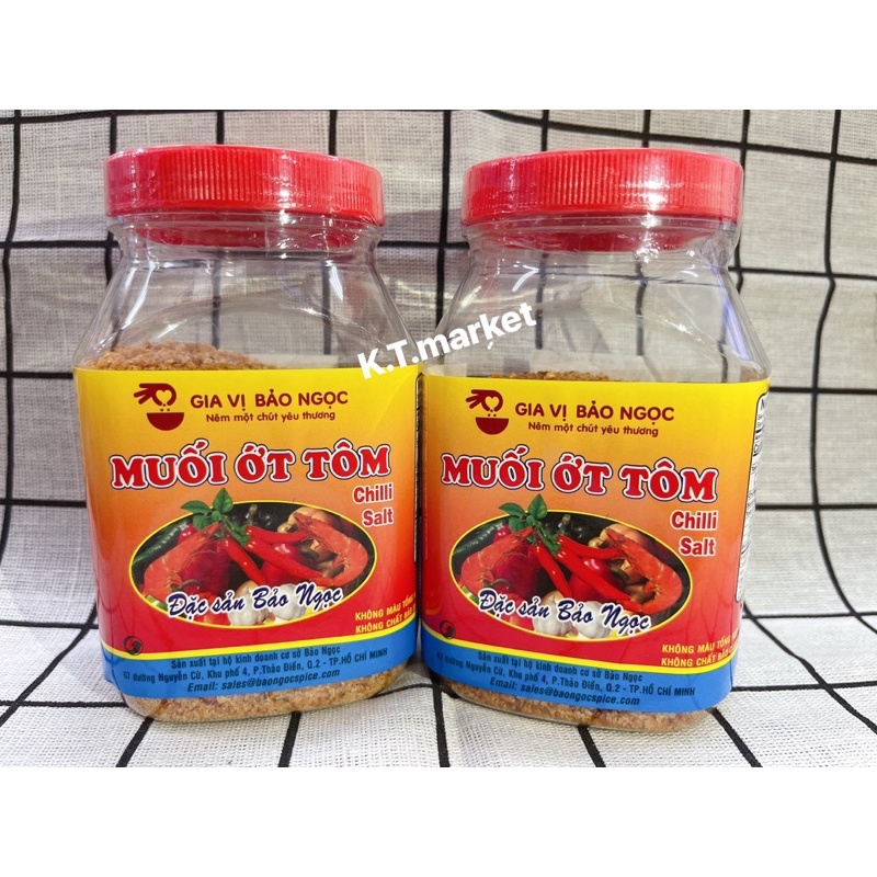越南🇻🇳MUOI OT TOM 辣椒蝦鹽250克