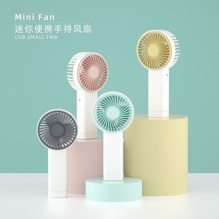 2021新款手持帶燈USB充電小風扇 迷你便攜式口袋小風扇
