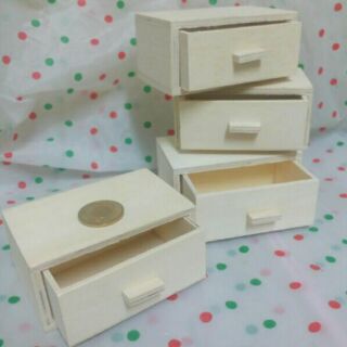 木製桌上單層抽屜盒 單抽屜收納盒 小木盒