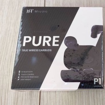 【Miuzic沐音】Pure P1輕時尚低音環繞真無線藍牙耳機(藍芽5.0/IPX5防水/主從切換)