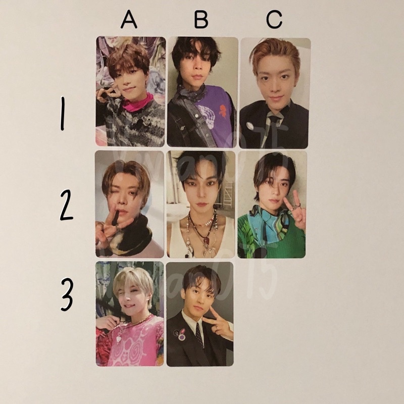 NCT 127 專輯 小卡【Favorite】泰一 Johnny泰容 悠太 道英 在玹 廷祐 Mark 楷燦