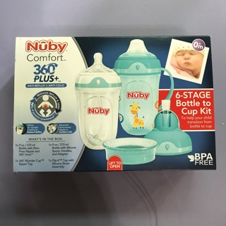 nuby 6 Stage 360 Comfort Cup Starter Set