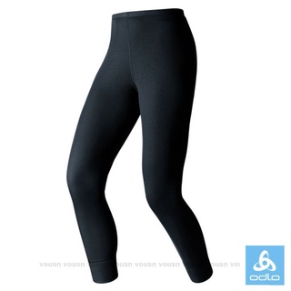 【瑞士 ODLO】warm effect 女機能型銀離子保暖長褲 內刷毛排汗褲 抗靜電 吸濕 排汗 152041 黑