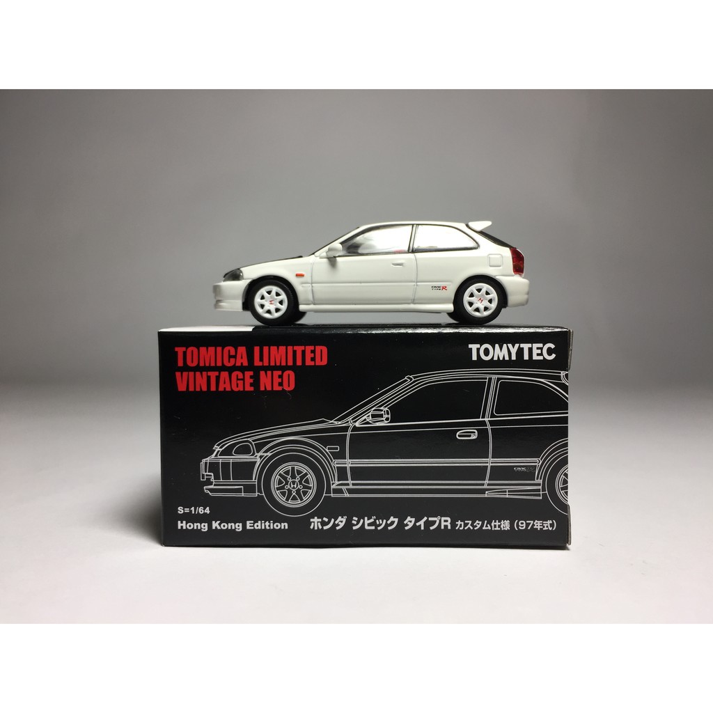 香港限定【TOYEE】TOMICA TL HONDA EK9 Type R 膠胎 賽車座椅 碳纖維引擎蓋 白色