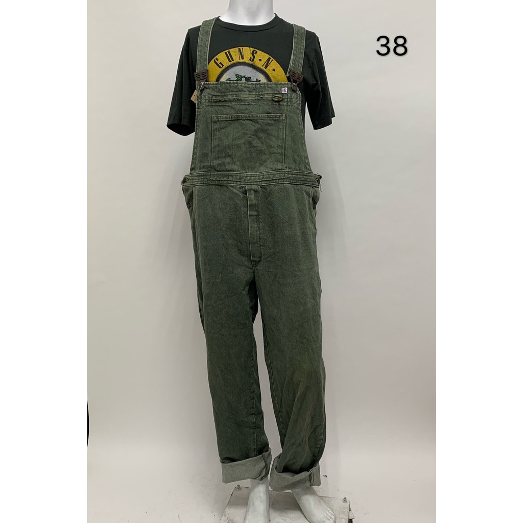 【Rock Vintage搖滾古著】古著吊帶褲 吊帶褲 CARHARTT DICKIES 工裝吊帶褲 搖滾古著 38