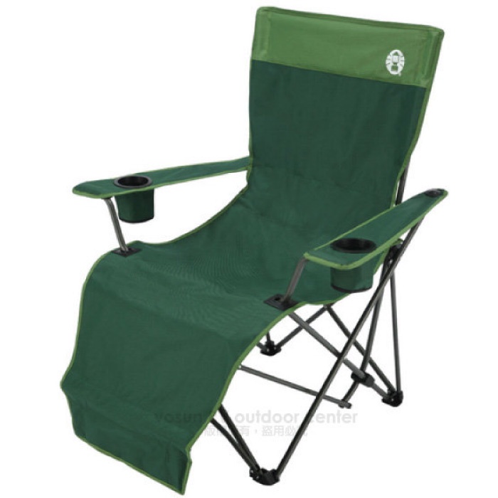 【Coleman】超高品質 新輕便躺椅 合金大型折合休閒椅 戶外椅 露營椅 折疊椅 CM-0499 綠