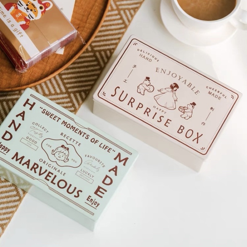 『Mi烘培』日系方形鐵盒 包裝盒 手工餅乾盒 手作禮盒 曲奇餅乾 烘培包裝盒 餅乾鐵盒 造型鐵盒