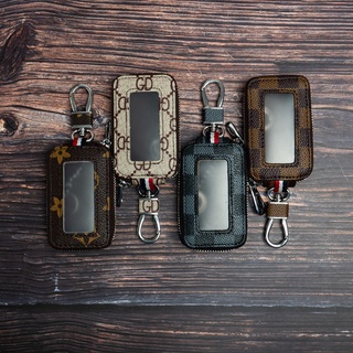 【熱賣】通用車鑰匙包家用時尚車鑰匙包男女收納簡約個性創意鎖匙包套