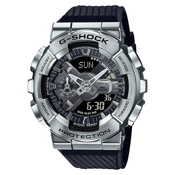 CASIO 卡西歐 G-SHOCK 運動 GM-110-1A 不鏽鋼 街頭手錶