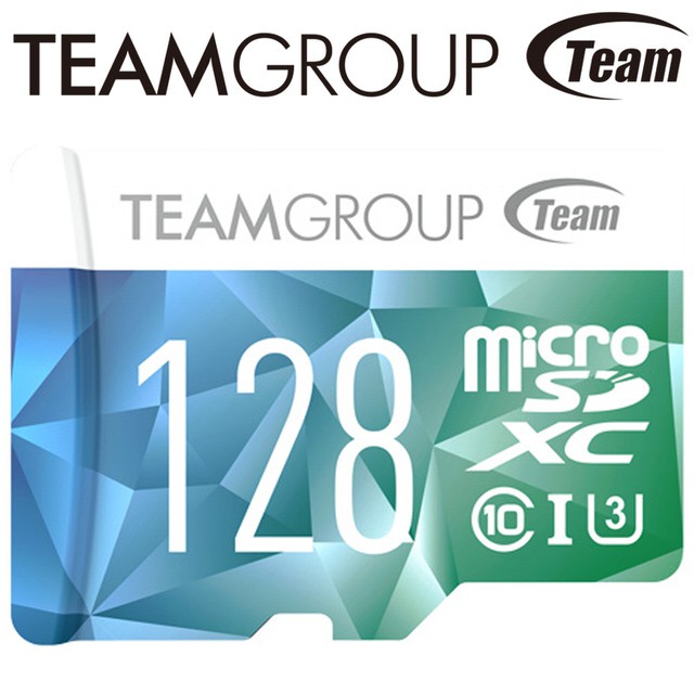 【Team 十銓】128GB 90MB/s microSDXC TF UHS-I U3 C10 記憶卡(彩卡版)