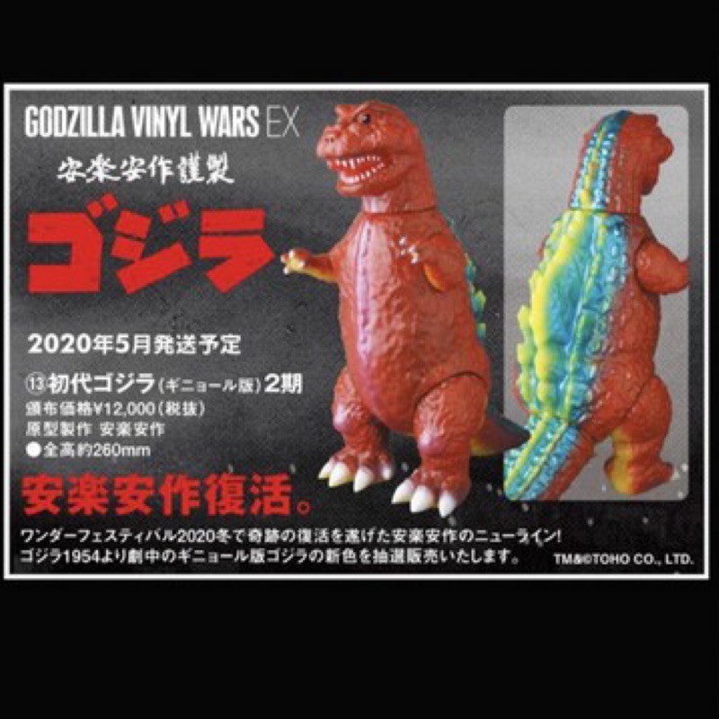 安楽安作 ゴジラ（1962） ギニョール版 MEDICOM TOY - ゴジラ(1962) ギニョール版