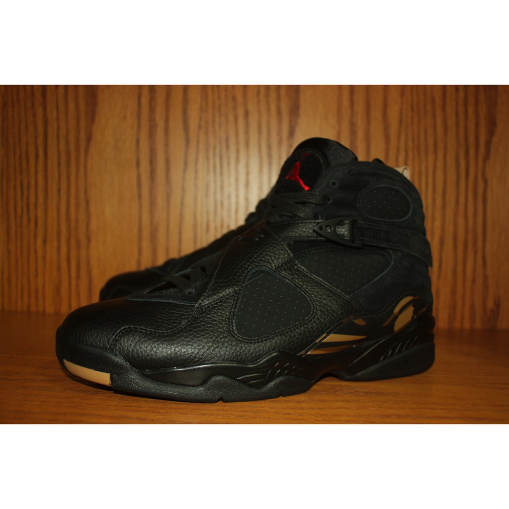 Blue Village~全新Nike Air Jordan 8 OVO 八代 貓頭鷹 黑金 AA1239-045