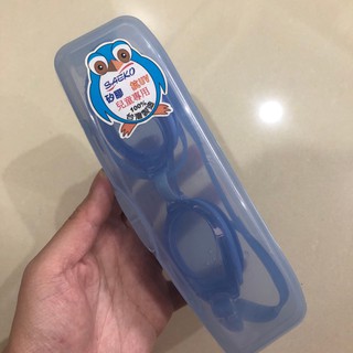 SAEKO 矽膠 抗UV 兒童泳鏡 泳鏡 兒童 藍 兒童專用 台灣製