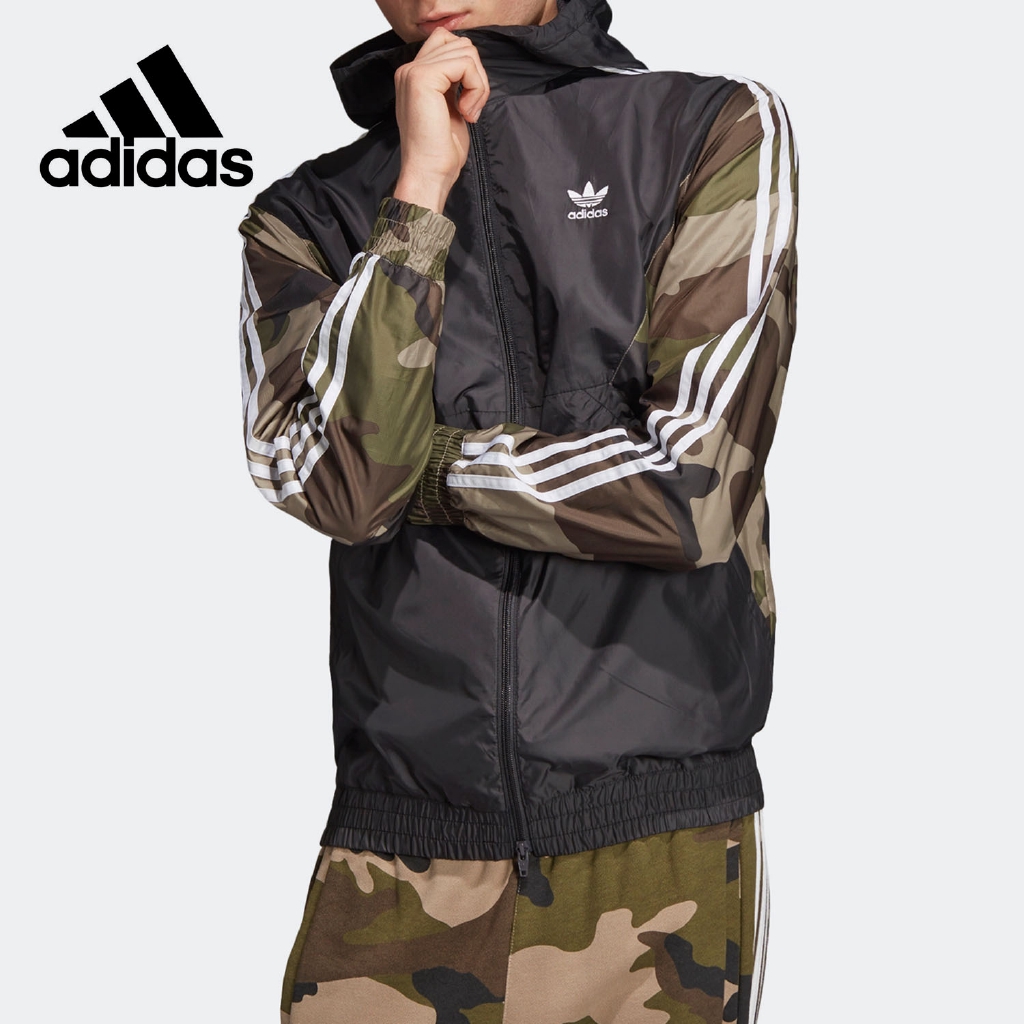 Adidas/阿迪達斯正品三叶草CAMO WB 男子休閑運動夾克外套DV2049 | 蝦皮購物