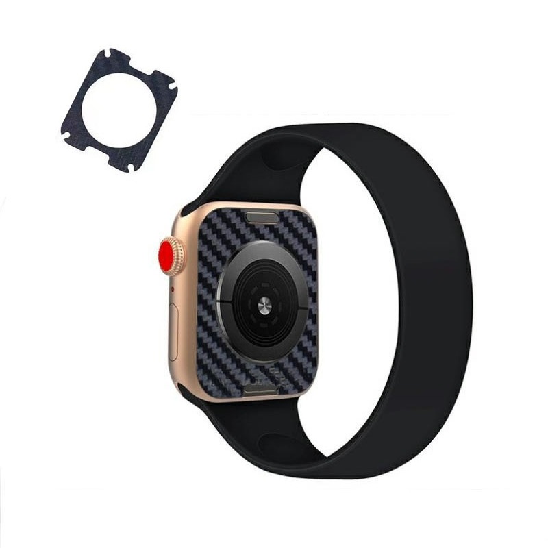 【碳纖維背膜】Apple Watch 7代 45mm 手錶 後膜 保護膜 防刮膜 保護貼