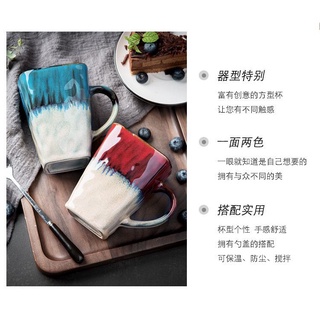 熱賣咖啡杯 辦公室水杯情侶馬克杯 牛奶杯 禮物水杯 ◄【包郵】【現貨】 馬克杯北歐INS 創意個性潮流陶瓷水杯家用咖啡茶
