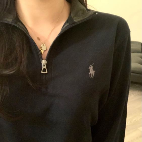 （現貨）韓國IG熱門款 Polo Ralph Lauren 半拉鍊 高領 棉質 針織衫 (上衣)