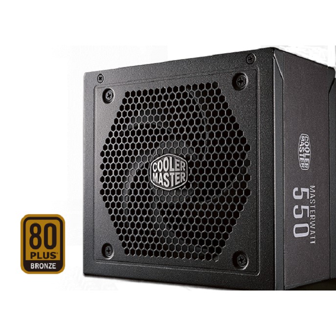 Cooler Master MWE 550W 80 Plus銅牌認證 電源供應器