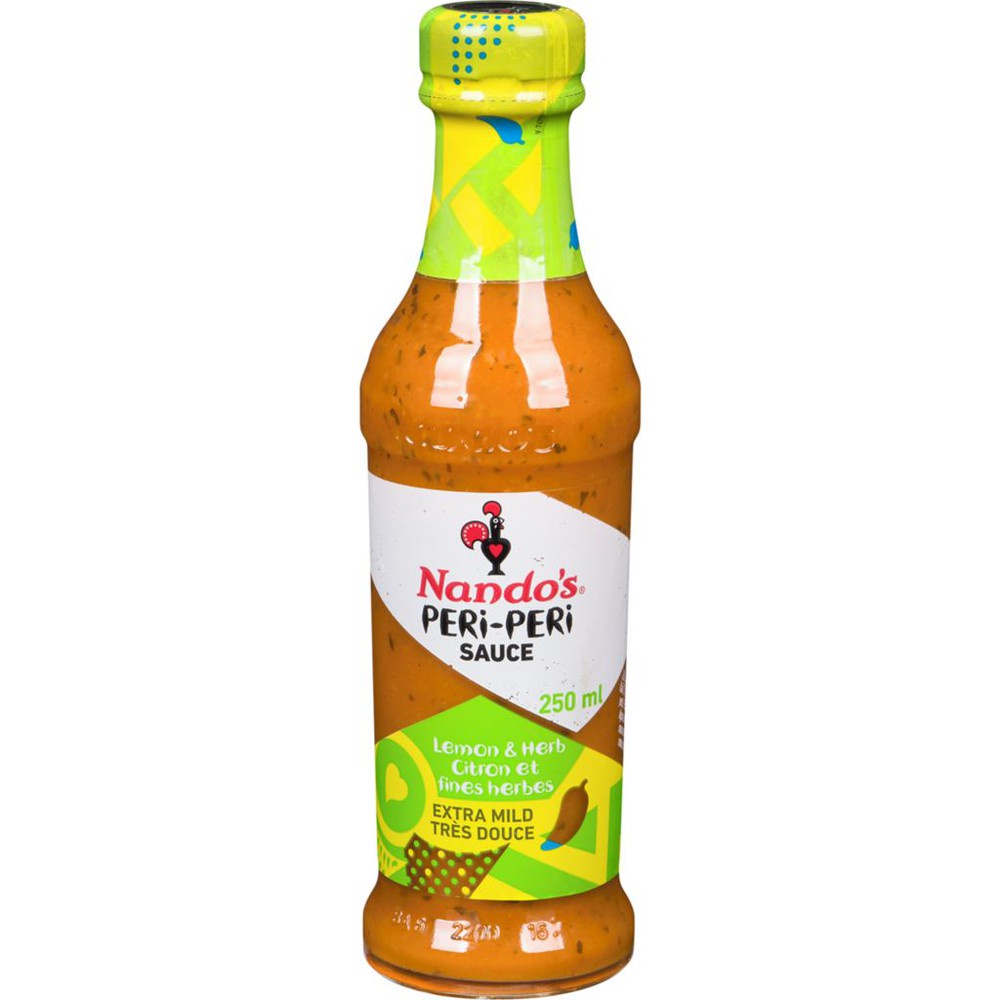 Nando's peri peri sauce 霹靂辣椒醬 霹靂辣醬-檸檬香草風味辣醬 Lemon&amp;Herb 250ml