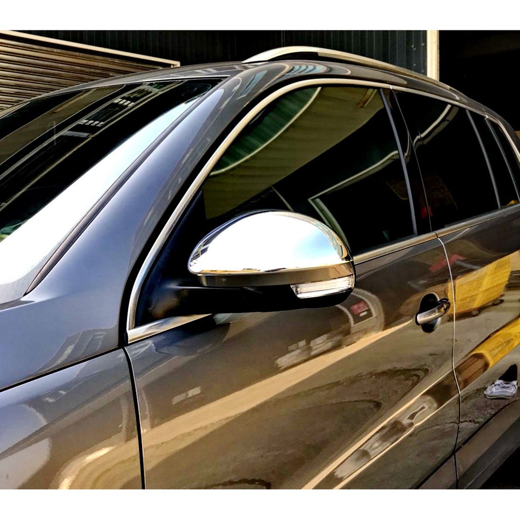 IDFR-ODE 汽車精品 VW 福斯 Tiguan 07-15 鍍鉻後視鏡蓋 後照鏡蓋 電鍍飾蓋