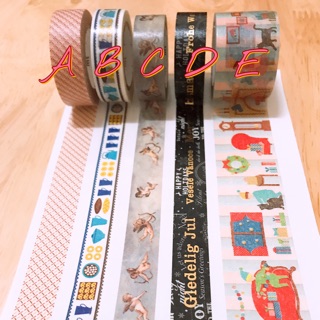 🏰 mt 和紙膠帶 絕版 分裝 2014聖誕款 虛線 北歐系列 下午茶 手帳 裝飾 和紙膠帶