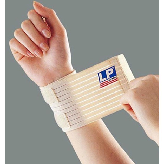 Ψ山水體育用品社Ψ【LP護具】 633 可調整式護腕  運動專用護腕 護腕 米色(單入)