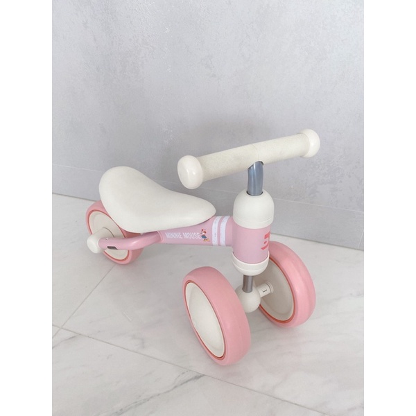 &lt;二手&gt; Ides D-bike mini 寶寶滑步平衡車 Disney粉色 米奇