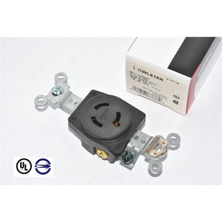 COOPER CWL615R 250V 15A NEMA L6-15R Twist-Lock 防鬆脫插座