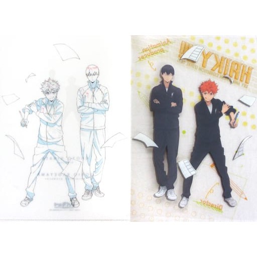 日版排球少年ハイキュー 原畫展a4資料夾烏野日向翔陽影山飛雄 蝦皮購物