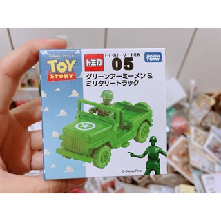 阿虎會社 正版 TOMICA 騎乘系列 TS-07 綠色小士兵 x 軍事車 小綠人 玩具總動員4 玩具車 多美小汽車