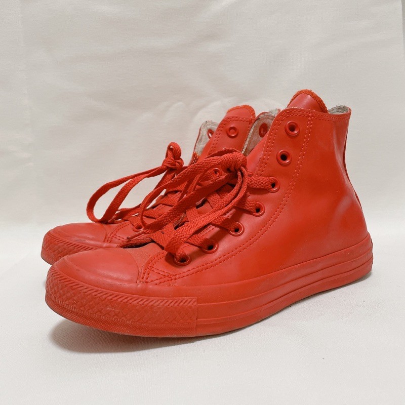 Converse 絕版 雨鞋概念款 2014年限量 滿版紅 UK5.5(24.5cm) All star