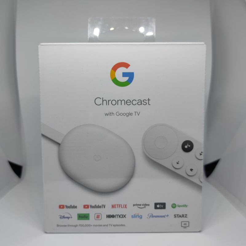 Chromecast  第四代 Google TV 媒體串流播放器 4K電視棒