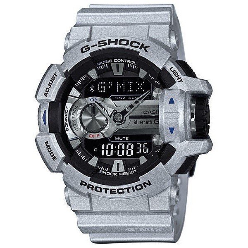 CASIO 卡西歐 G-SHOCK GBA-400-8B 大錶徑 音樂控制 藍芽手錶