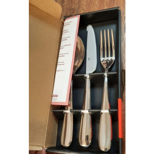 ALESSI 新．米蘭刀叉餐具(叉子、刀子、湯匙)