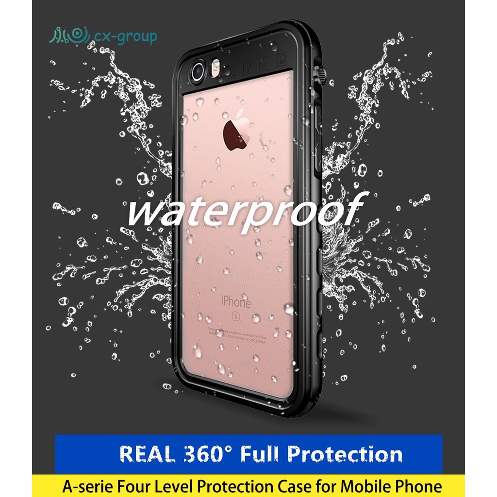 Hlj高品質防水手機殼360完全覆蓋iphone 6 6s 7 8 Plus X 蝦皮購物