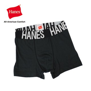 HANES【補貨到】日系消臭機能四角褲(日系個性文字褲頭) 26-240-090