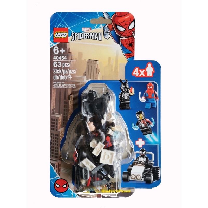 『玩樂一族』現貨 實圖 樂高 LEGO 40454 超級英雄 蜘蛛人 猛毒 鋼鐵人 蜘蛛豬 吊卡