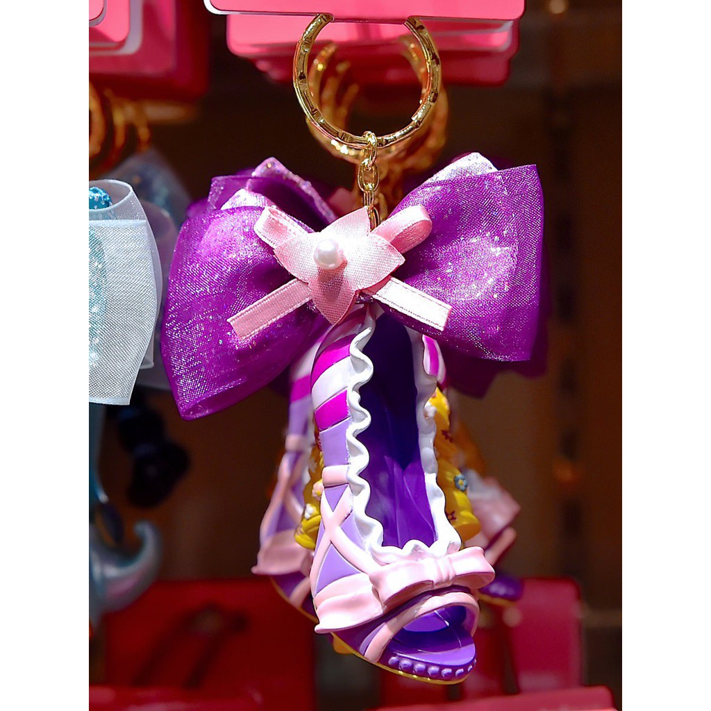 【千吉日貨】定期代購-日本東京迪士尼樂園限定TDR 公主系列 長髮公主 魔髮奇緣 樂佩 高跟鞋吊飾 吊飾 掛飾 鑰匙圈